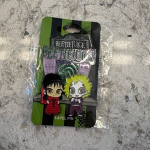 Beetlejuice Lapel enamel pin